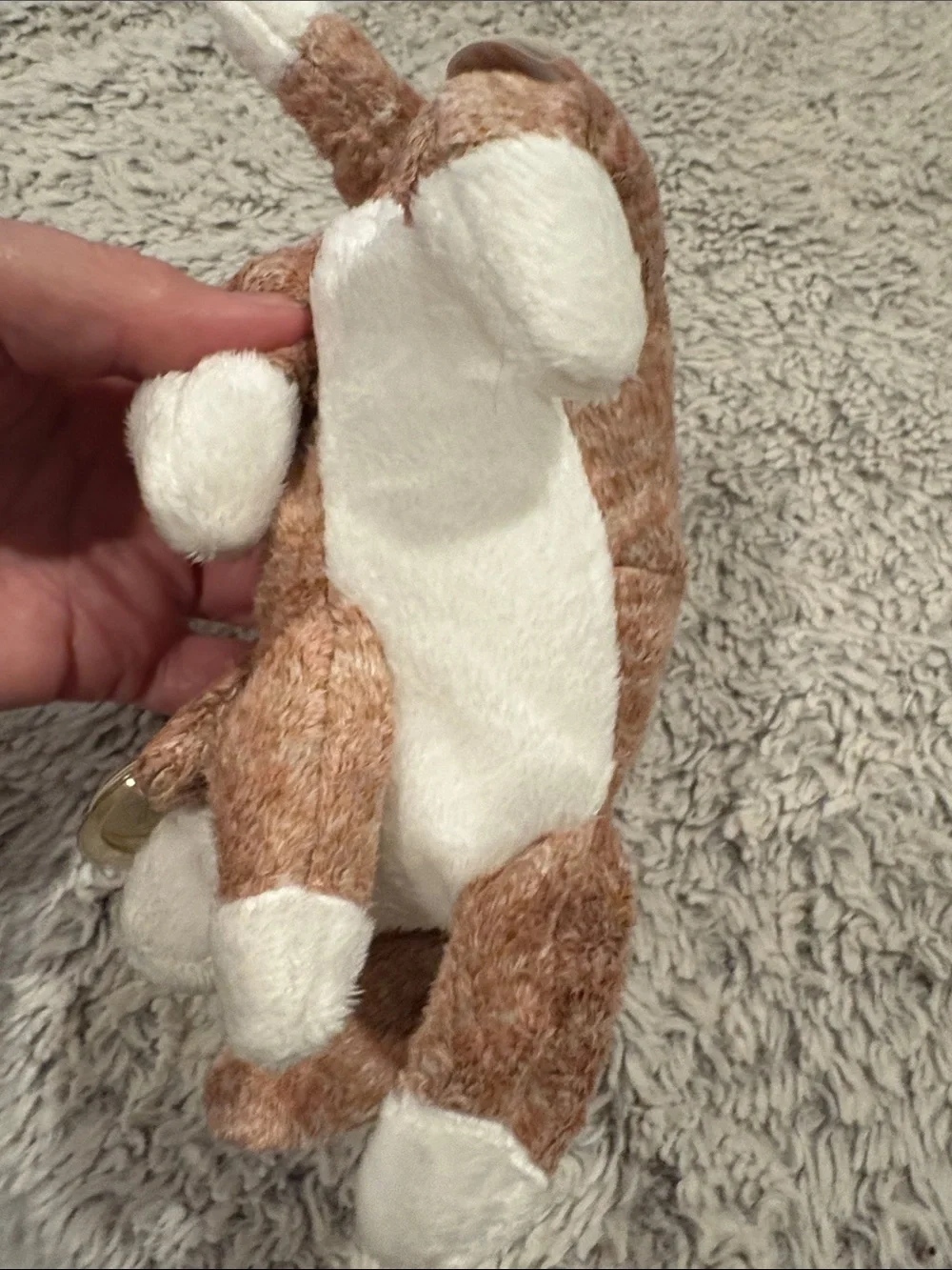 Ty Beanie Baby‎ Sniffer Bassett Hound Kids OS Brown Excellent 2000 Retired Plush